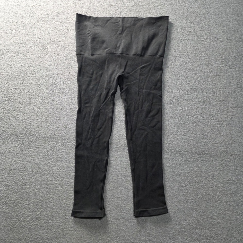 STAR by SPANX Compression Leggings Womens Black High Waist Shaping Stretch Pants
